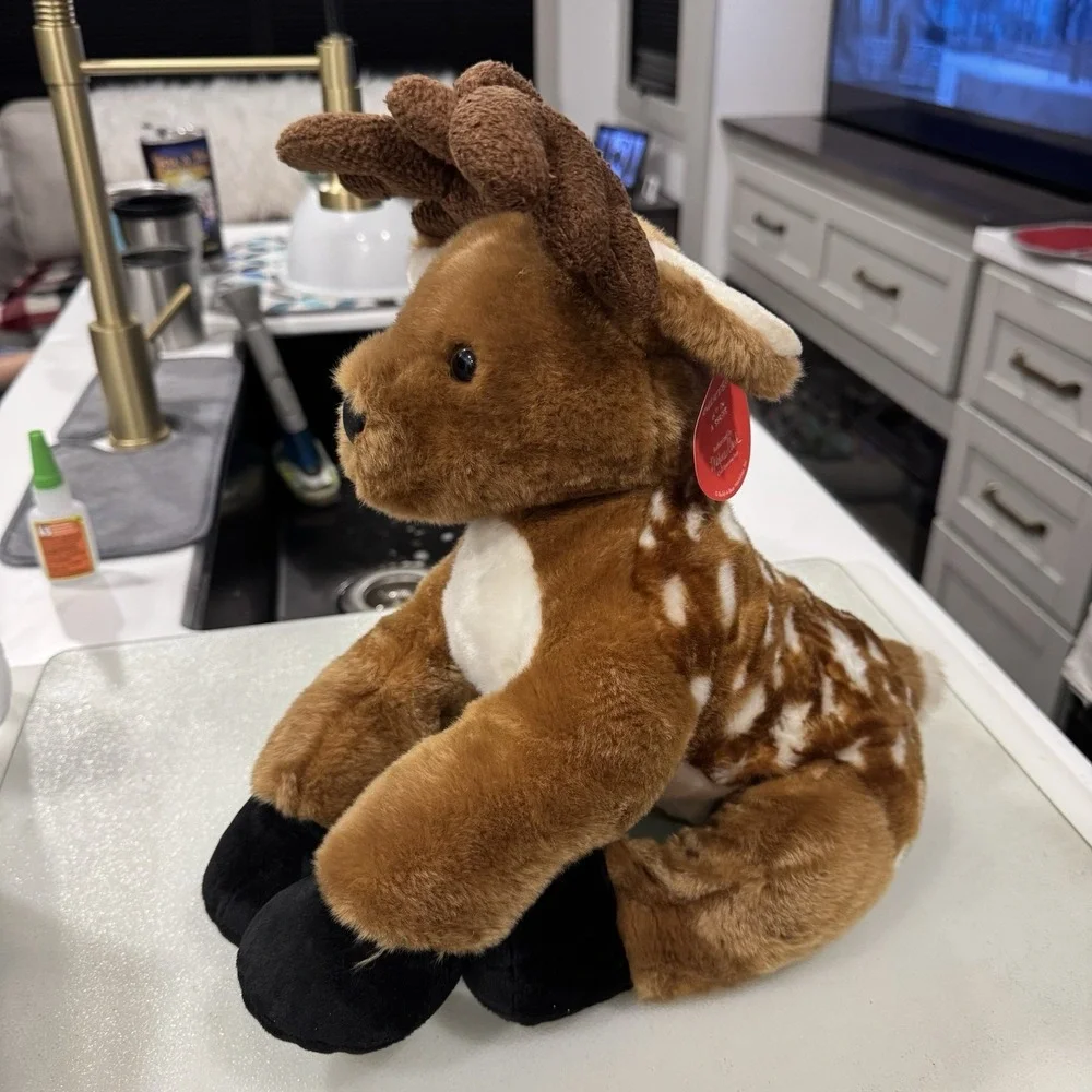 2003 Reindeer Holiday Build a Bear Plush BAB Spotted Limited Edition - Picture 4 of 14